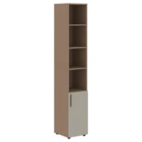 Шкаф-стеллаж узкий VELION VHCS 40.5, аметист/кобра, 400х430х2253 мм 1291652094