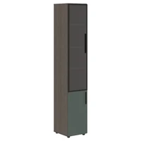 Шкаф комбинированный высокий VELION VHCS 40.2(L), нефрит/дуб сильвер, 400х430х2253 мм 604929529