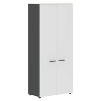 Шкаф высокий JAY JHC 85.1, ясень белый/белый/антрацит, 856х452х1949 мм 1441713930