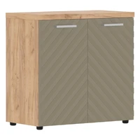Шкаф низкий TORR LUX TLLC 85.1, капучино/дуб бофорд, 856х450х833 мм 1423665702