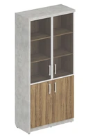 Шкаф универсальный (комплект № 15) WOOD&amp;STONE, Дуб Чарльстон, Бетон Чикаго 239238088