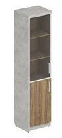 Шкаф комбинированный (комплект № 9) WOOD&amp;STONE, Дуб Чарльстон, Бетон Чикаго 146288225