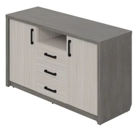 Тумба с фригобаром WOOD&amp;STONE СФ-532101, дрифтвуд/бетон чикаго темный, 1577х547х907 мм 1607659649