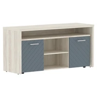 Тумба с фригобаром TORR LUX TLTF-3D, серо-голубой/сосна эдмонт, 1640х550х800 мм 1488122567