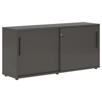 Шкаф низкий EDIS ELC 1643, мокко/черный, 1606х430х750 мм 27416924