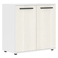Шкаф низкий EDIS ELCS 85.1, ясень траун/черный/белый, 852х430х832 мм 10284142