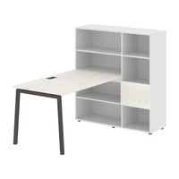 Стол-стеллаж EDIS L ELRST 1213, ясень траун/мокко, 1790х1250х1355 мм 227806183