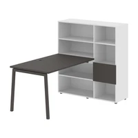 Стол-стеллаж EDIS L ELRST 1213, мокко/мокко, 1790х1250х1355 мм 1964680060