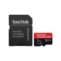 Карта памяти SanDisk Extreme Pro 1TB microSDXC Class 10 UHS-I U3 V30 A2 + SD адаптер 1004660880