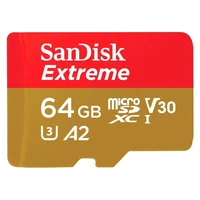 Карта памяти 64Gb SanDisk Extreme microSDXC Class 10 UHS-I U3 V30 A2 1718282145