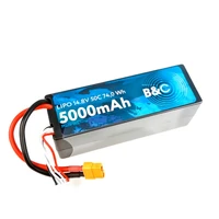 Аккумулятор Li-po B&amp;C 5000 MAH 14.8v (4s) 50C, XT60, Hard case 857823334