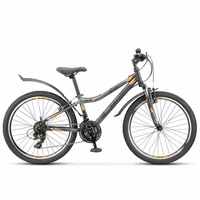 Велосипед Stels Navigator 24' 410 V 21 sp Z010 Антрацитовый/Чёрный (EP-00009096) 933847353