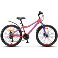 Велосипед Stels Navigator 24" 410 MD V010 Неоновый-красный (LU091556) 1605400436