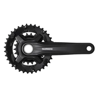 Шатун Shimano MT210 175мм 36/22T для 9 ск с защитой черный EFCMT210BEX62L 1588978878