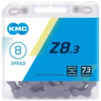 Цепь вело KMC Z-8.3 1/2*3/32',114 зв.,7,3мм,6-8ск.,серебрист.-серый (5-303701) 471872060