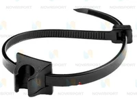 Держатель пластиковый HK-26 Alligator гидролинии с хомутом на раму/430016 1466070490