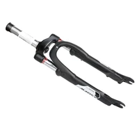 Вилка 20' ZOOM 325ADB 1-1/8'x133мм резьб/аморт/диск/стальная/мат. черный/110271 1815690835