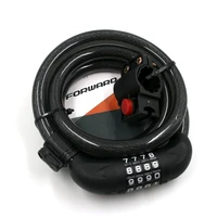 Замок противоугонный Saiguan ZX2222 15x1500 мм, 15 мм, кодовый, черный RLKZX2222001 581144647