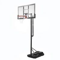 Баскетбольная мобильная стойка DFC STAND56P 143x80cm поликарбонат (два короба) 1688992444