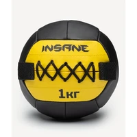 Медбол INSANE IN24-WB100 1 кг, желтый 608025350