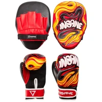 Набор для бокса INSANE TIGER, красный/черный, 23*17*4 см, 4 oz 1114574929