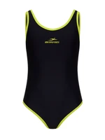 Купальник для плавания 25DEGREES Edge Black/Lime 25D22001K, полиамид, детский 1755030489
