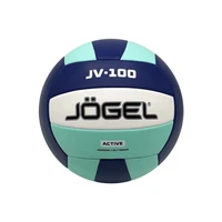 Мяч волейбольный Jogel JV-100, синий/мятный (BC23) 1/50 977429450