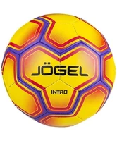 Мяч футбольный Jogel Intro №5, желтый/фиолетовый 1601924117