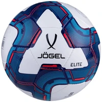 Мяч футбольный Jogel Elite №4, белый/синий/красный 1669480045