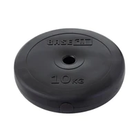 Диск пластиковый BASEFIT BB-203, 26 мм, 10 кг, черный 466375234