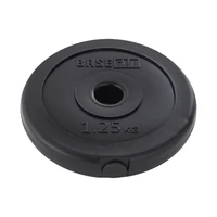 Диск пластиковый BASEFIT BB-203, 26 мм, 1,25 кг, черный 2101929249
