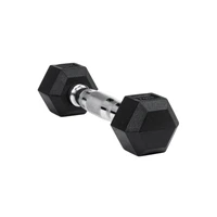 Гантель гексагональная STARFIT DB-301, 1 кг, обрезиненная, черный 132536986