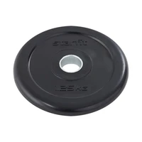 Диск обрезиненный STARFIT BB-202 1,25 кг, d=26 мм, стальная втулка, черный 408209740