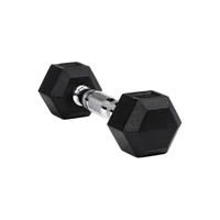 Гантель гексагональная STARFIT DB-301, 2 кг, обрезиненная, черный 1549884355