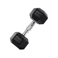 Гантель гексагональная STARFIT DB-301, 8 кг, обрезиненная, черный 869724970