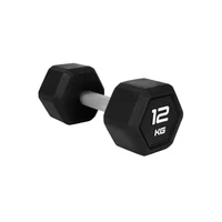 Гантель гексагональная STARFIT DB-301PRO 12 кг, обрезиненная, черный 1105057791