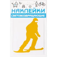 Наклейка световозвращающая COVA SPORT 'Горнолыжник',100х85mm 433617210