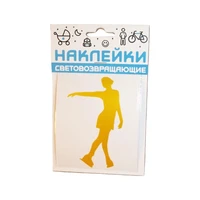 Наклейка световозвращающая COVA SPORT 'Фигуристка',100х85mm 1598733707