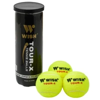 Мяч для большого тенниса WISH TOUR-X 830 (3 шт.), желтый 752239732