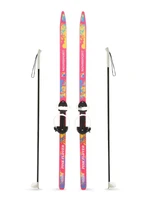 Лыжный комплект подростковый NovaSport Pink Flower с универсальным креплением (6) 1690191251