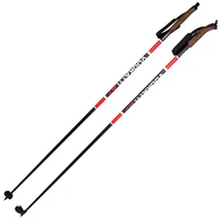 Лыжные палки VUOKATTI 160 Black/Red гибрид 35/65 64651046