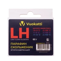 Парафин VUOKATTI 3-х секционный (LF -3°С/+3°С / -1°С/-6°С / -7°С/-12°С) Для всех типов снега 60г(6) 356160370