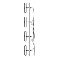 Антенна коллинеарная дипольная Comtech TC100D4-9 557939348