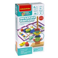 Настольная логическая игра «ПИРАМИДКА ФАНТАЗИЯ» из дерева, БондиЛогика Bondibon (арт. ВВ6153) 349352211