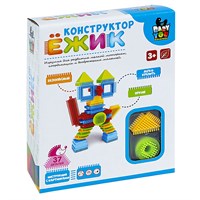 Конструктор игольчатый для малышей "ЁЖИК" КОТ 37 деталей Baby You Bondibon (арт. ВВ2570) 1586658749