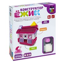 Конструктор игольчатый для малышей "ЁЖИК" ДОМ розовый 58 деталей Baby You Bondibon (арт. ВВ2577) 1416268146
