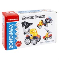 Магнитный конструктор "BONDIMAX" МАШИНЫ И МОЩНАЯ ТЕХНИКА, специальный набор, 26 деталей, Bondibon (арт. ВВ6044) 1451805760