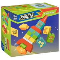 Конструктор для малышей Bondibon "Ракета" 18 дет. (арт. ВВ4588) 1661093375