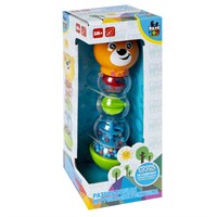 Развивающая игрушка "МЕДВЕЖОНОК-ПОГРЕМУШКА", с цветными шариками, Baby You Bondibon (арт. ВВ6446) 1806718408