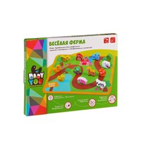 Игровой набор из дерева Bondibon Baby You "Веселая ферма" (арт. ВВ1109-1) 909943808